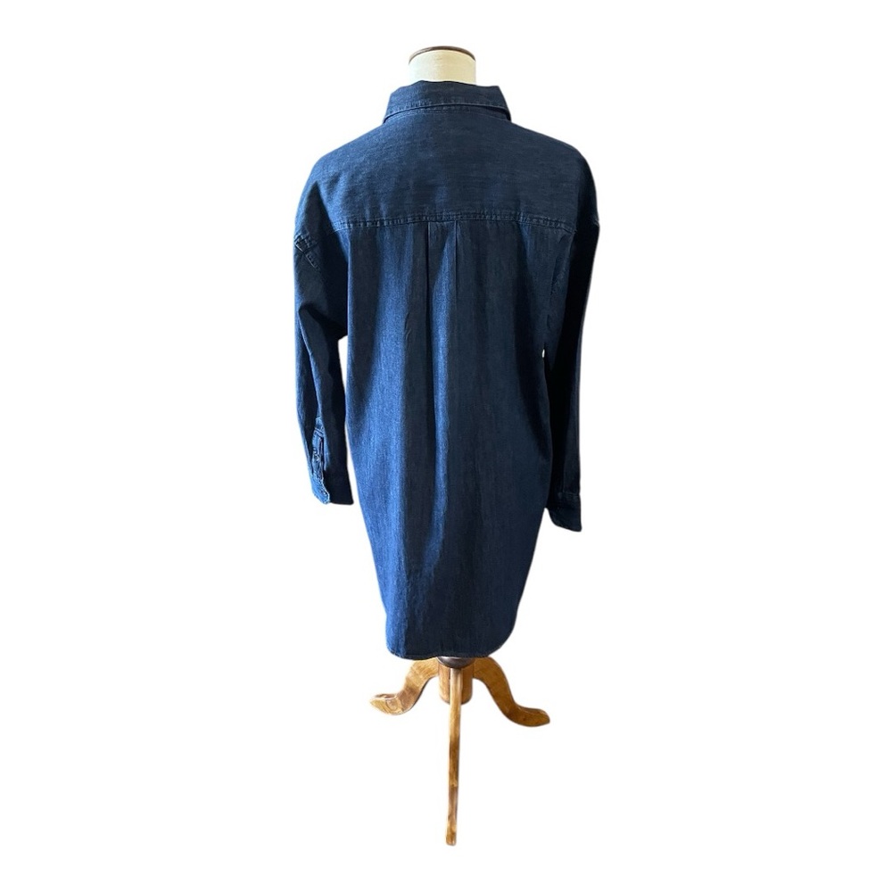 #054, Gap long sleeve dark denim dress, NWT, size S - Picture 2 of 4